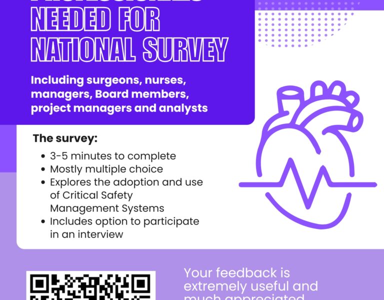For Professionals Only – Cardiac Surgery National Survey, Imperial College London